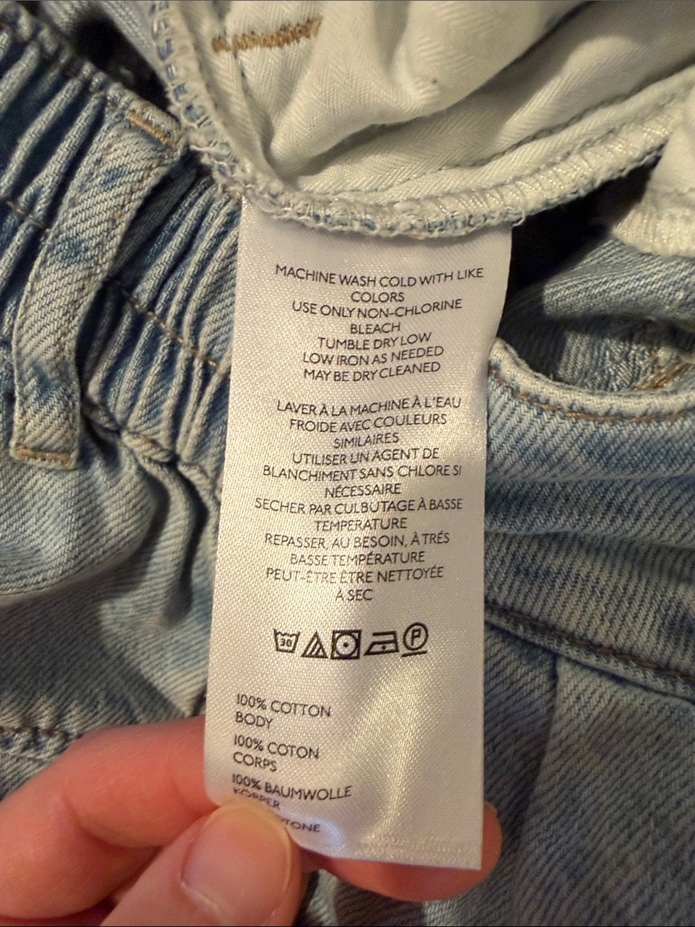 Free People We The Free Light Blue High-Rise Wide Leg Jeans - Picture 6 of 9